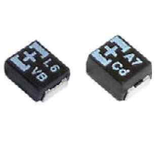 4Pcs 25TQC5R6M Tantalum Capacitors – Polymer 25volts 5.6uF ESR 100mohm