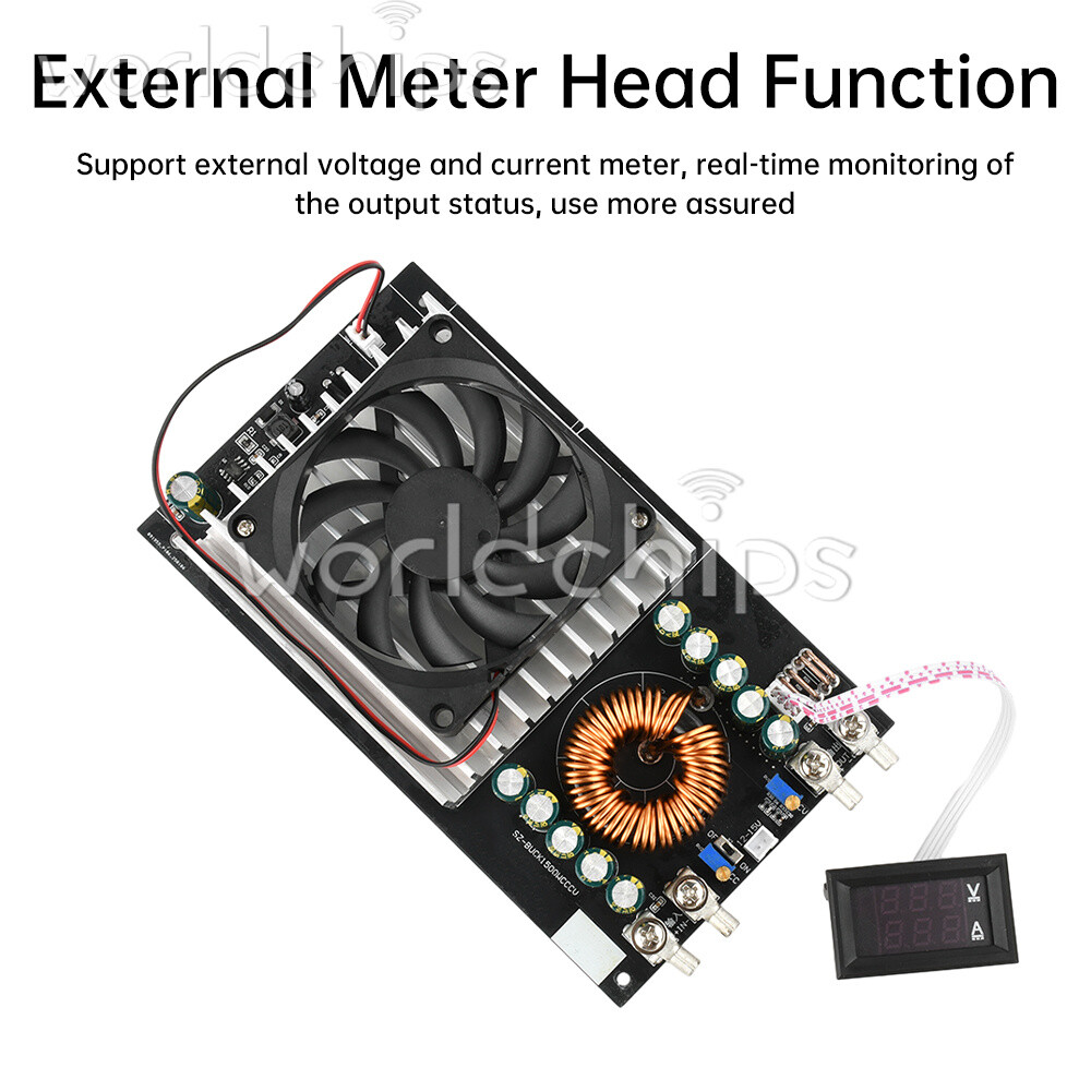 1500W DC-DC Step-down Module Adjustable Power Supply Module 15V-90V to 2.5V-72V