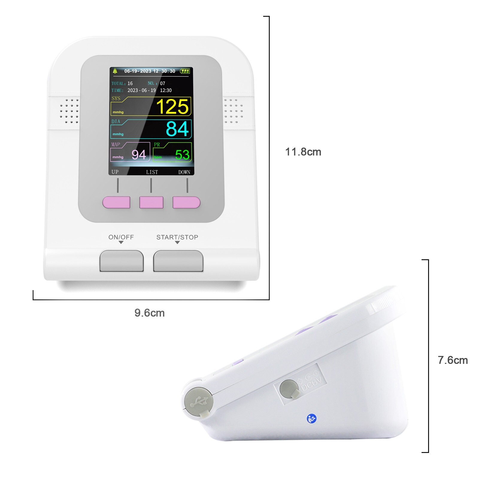 VET Animal Pets Digital Blood Pressure Monitor with 3 cuffs,Small/medium/large