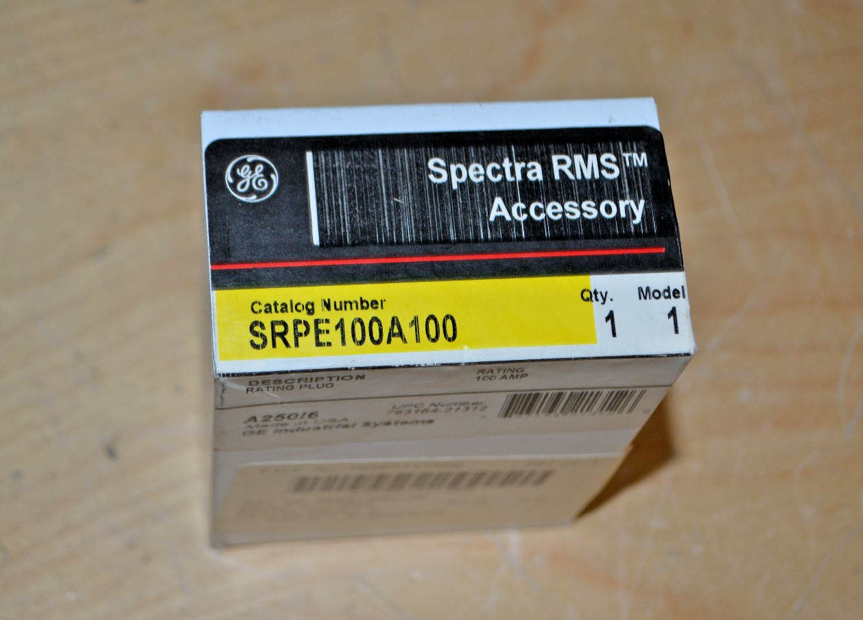 GENERAL ELECTRIC ~ SRPE100A100 ~ 100AMP RATING PLUG ~ Sealed New!