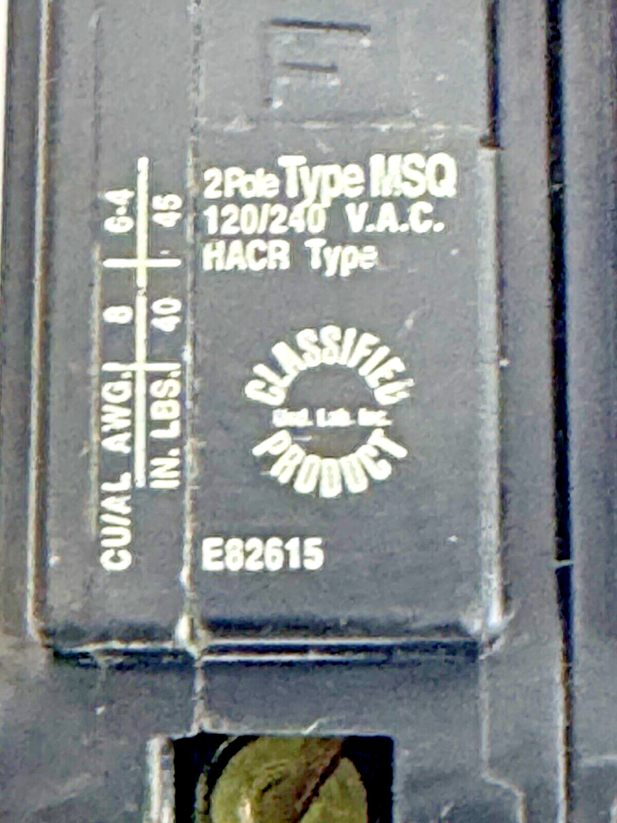 MURRAY – MQ250 – COMMON TRIP CIRCUIT BREAKER – 50A, 2 POLE, 240 VAC, MQ-250