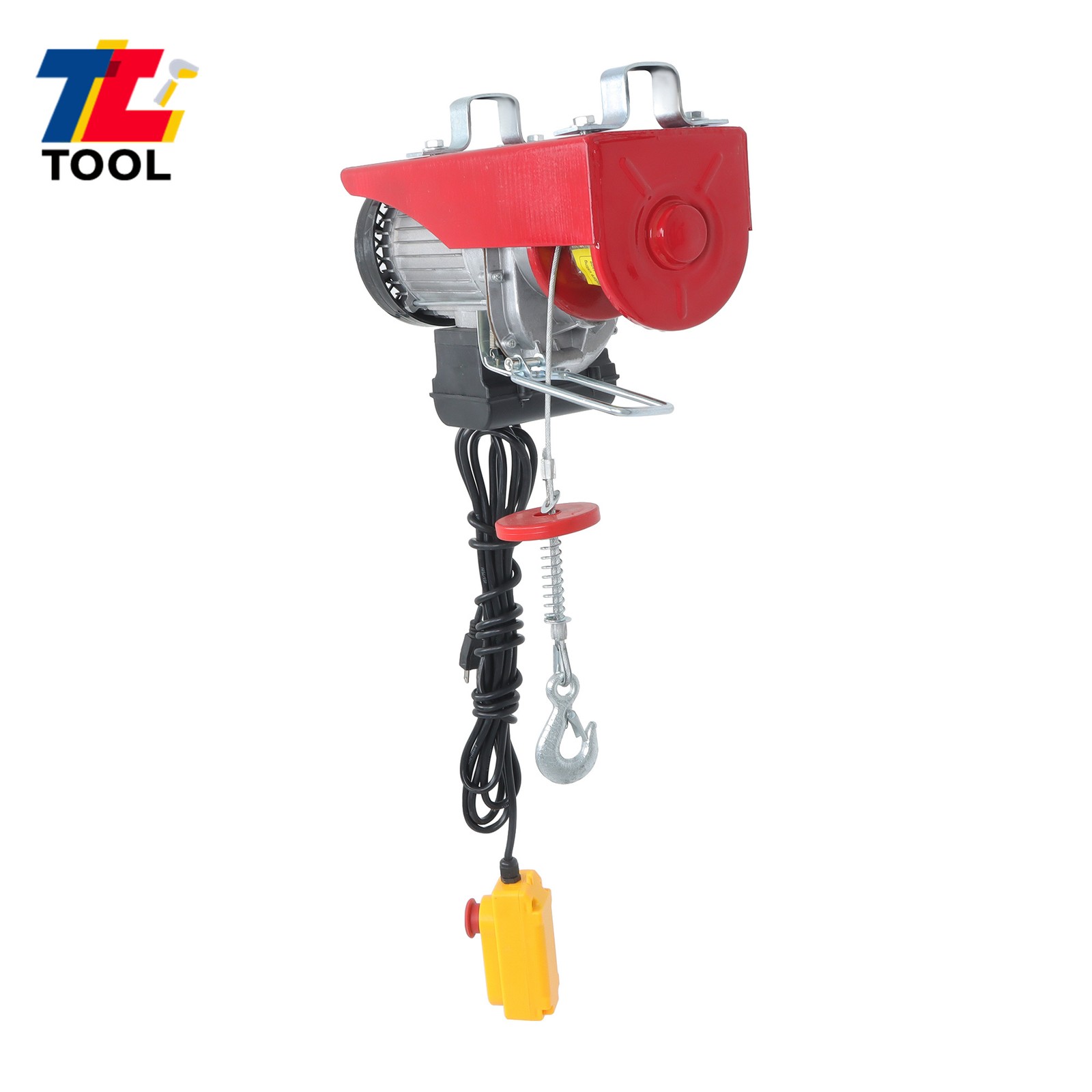 1320lbs/600kg Mini Electric Hoist 14ft Wired Remote Control 110V 1200W