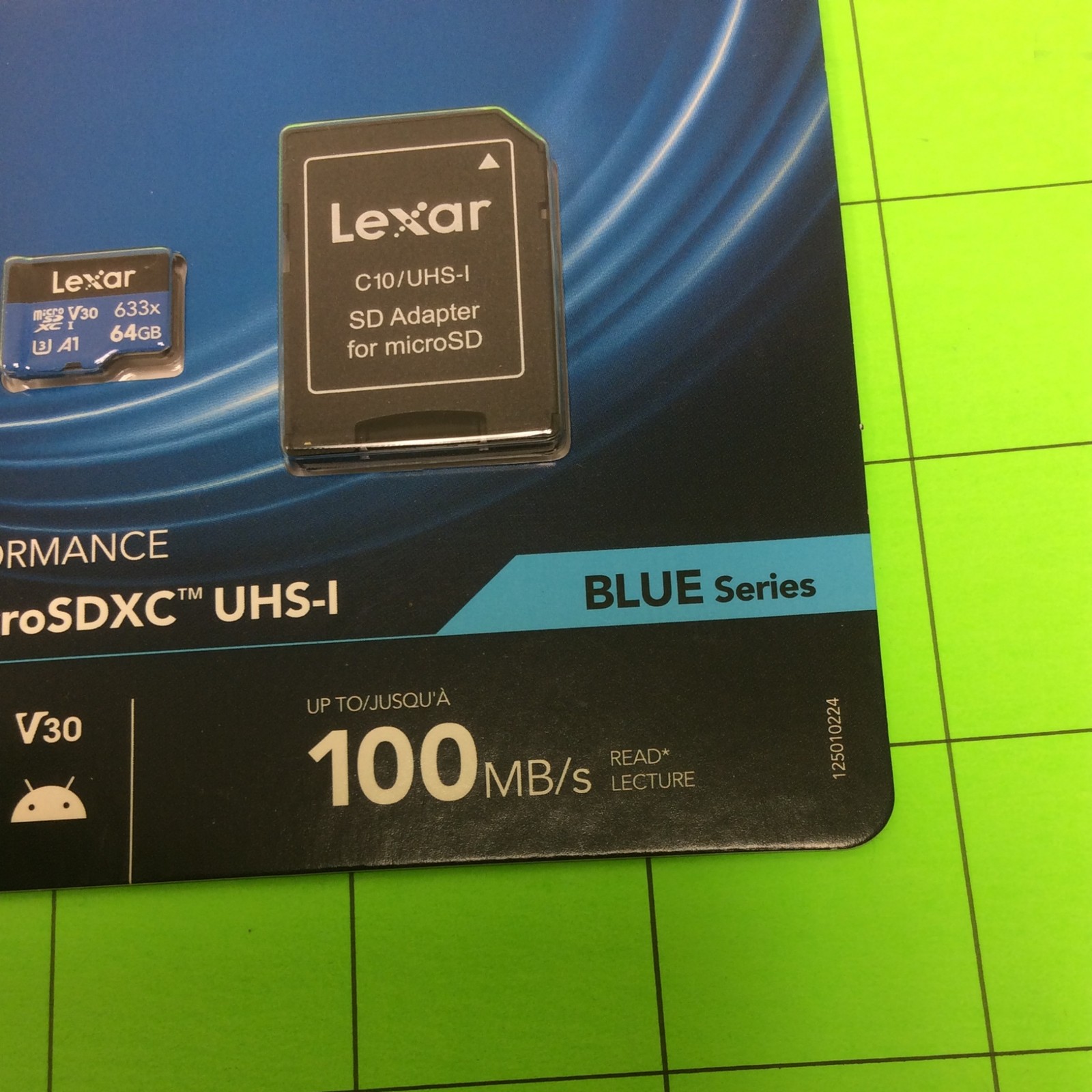 64GB 633X Microsdxc UHS-I Micro SD Memory LSDMI64GBBNL633A Lexar