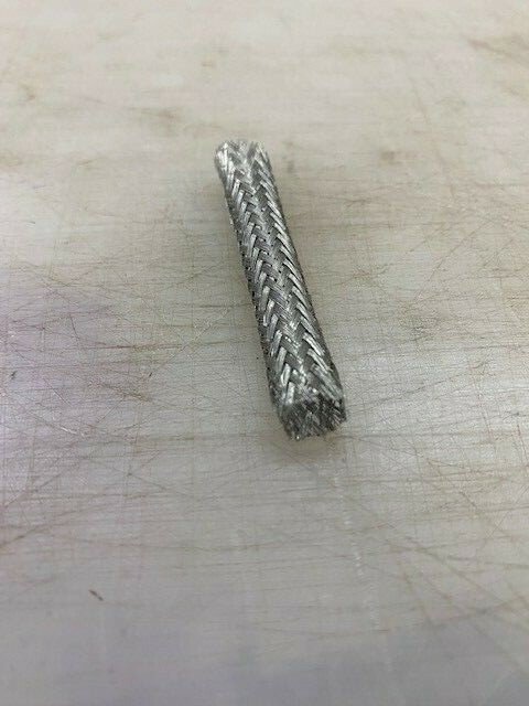 Flat Braid wire 14 AWG 1/4″ wide tubular EFI RF shielding grounding 10′ Sections