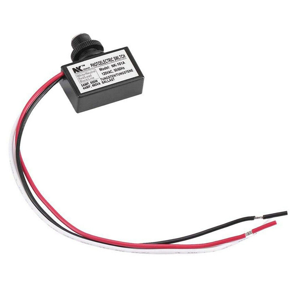 2X Photoelectric Photocell Dusk to Dawn Button Flush Mount Photo Control Switch