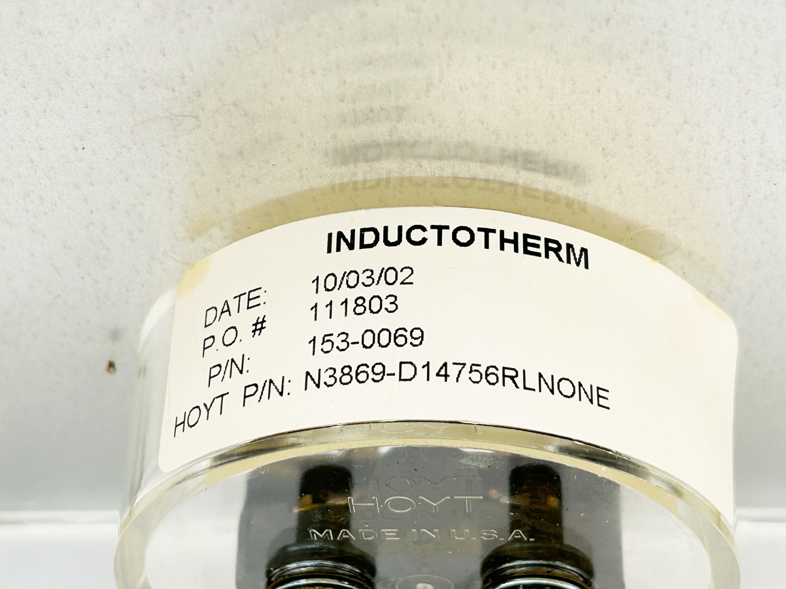 New Inductotherm 153-0069 Gauge 1200 Amperes A.C. N3869-D14756RLNONE