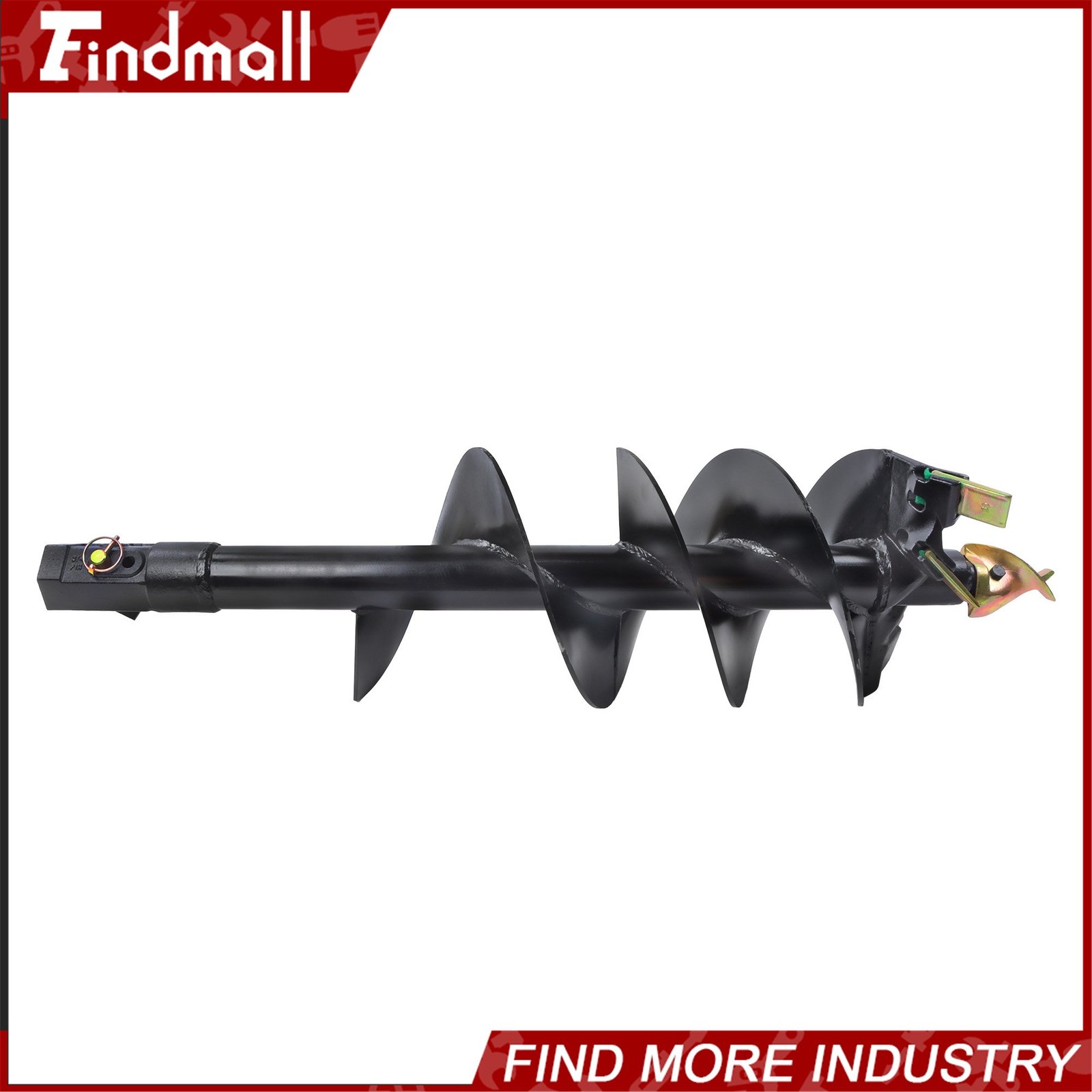 Findmall 2″ Hex Shank 12″ x 48″ Post Hole Digger Auger Bit For Excavator