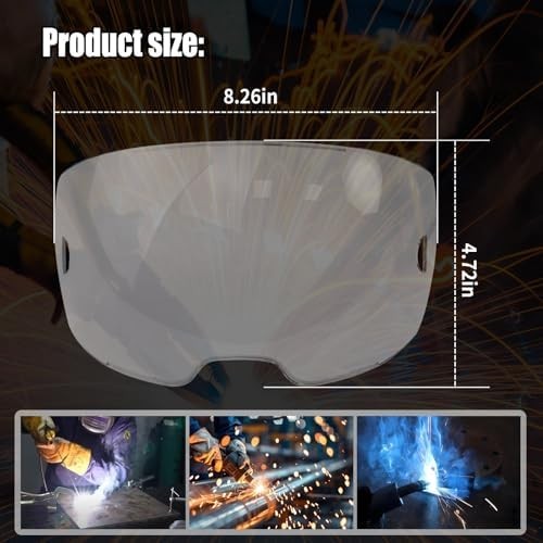 5 pack 0700000802 front lid lens compatible with esab sentinel a50 welding he