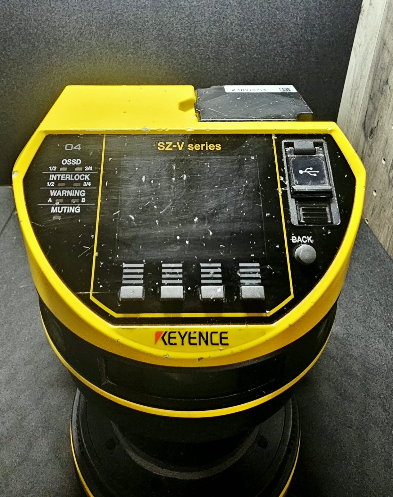Keyence SZ-V04X Multi-function Laser Safety Scanner Used – New Cord Included