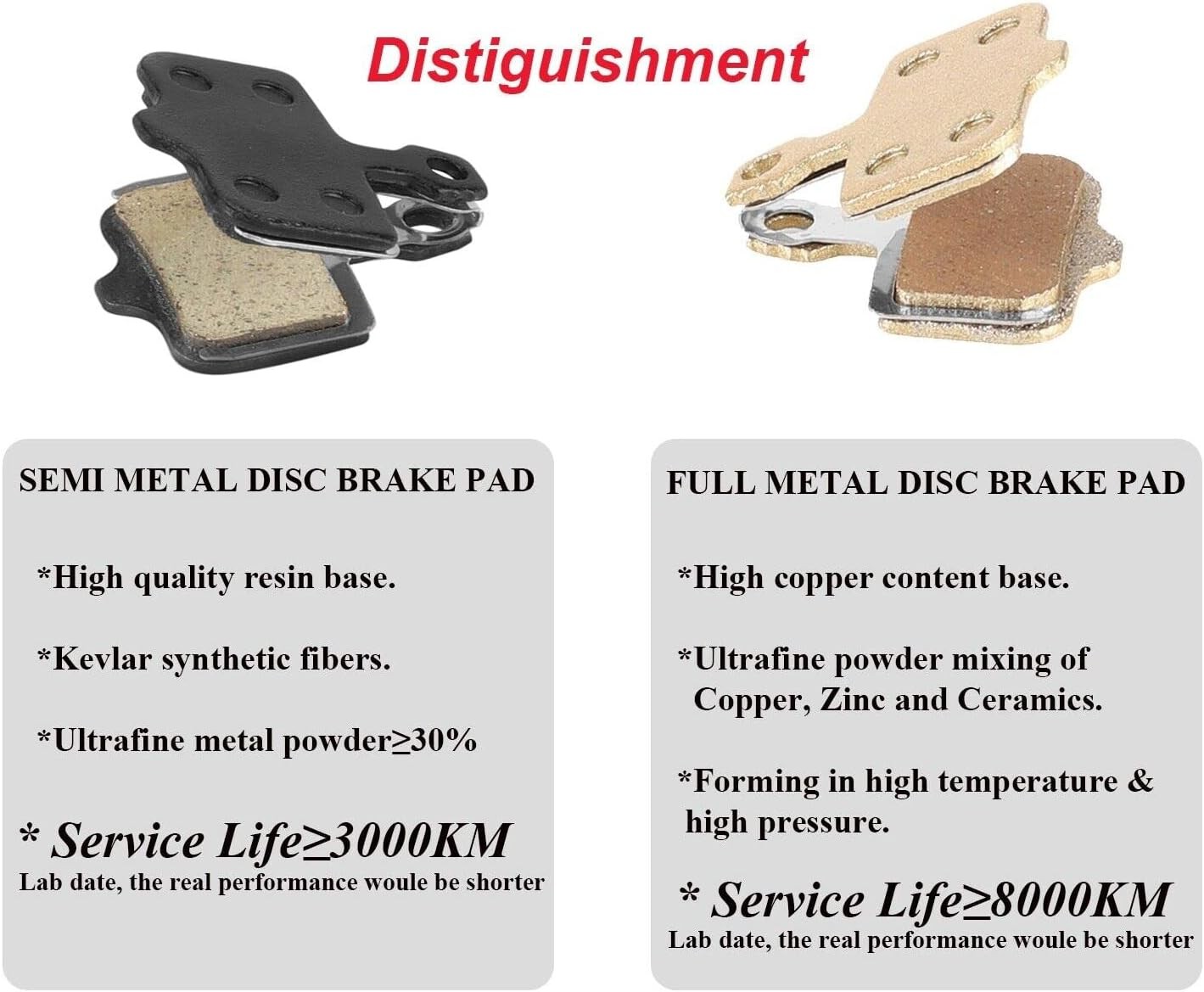 Brake Pads Electric Scooter Brake Pads for 8X 10X 11X 10+ G1 Model: Brake Pads