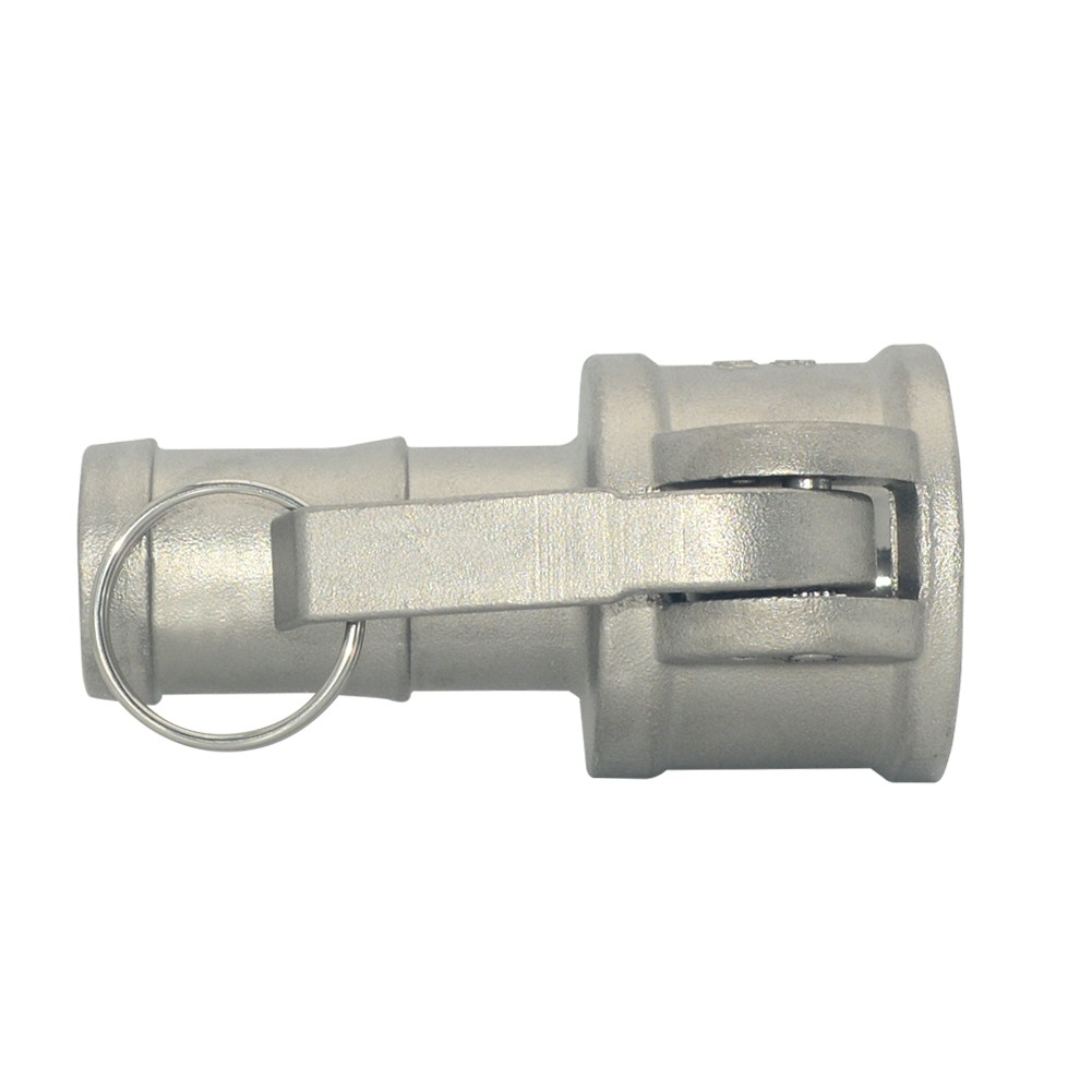 1-1/4″ 1.25 in Type C Camlock Female Coupler to Hose Barb Stainless Steel SS 304