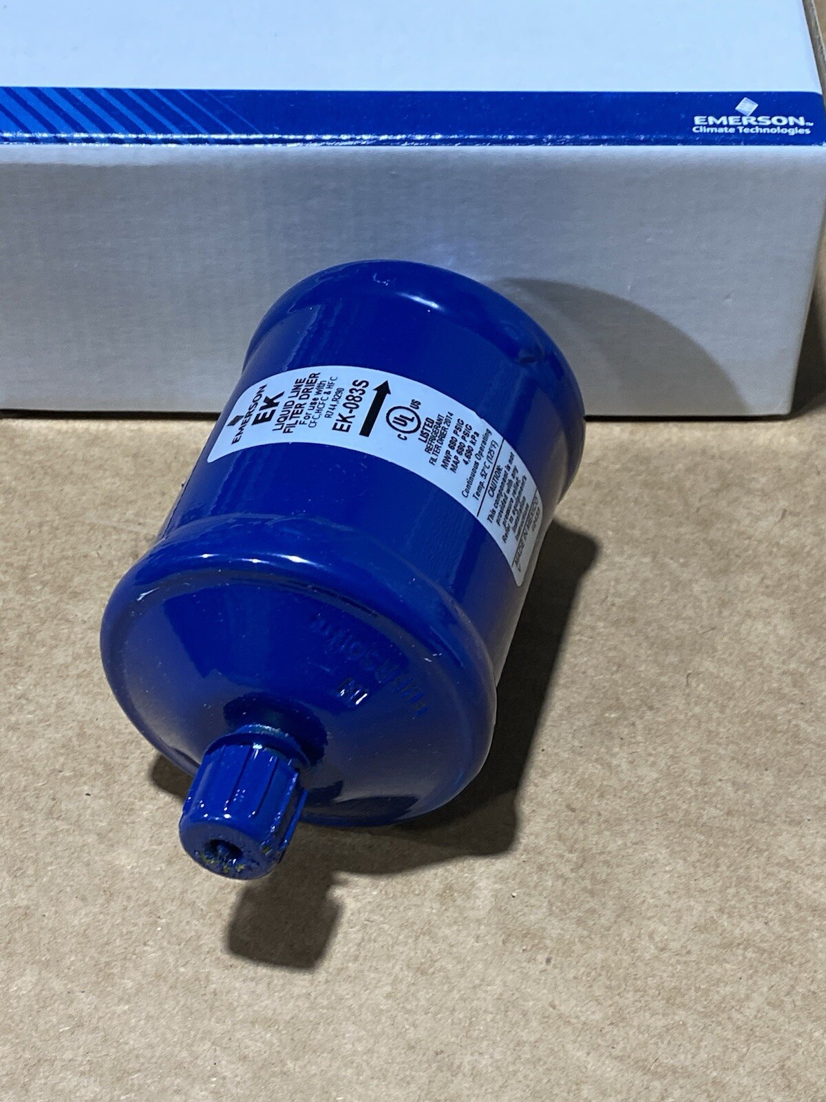 Emerson EK 083S PCN047608 Liquid Line Filter-Drier 3/8″ ODF Solder New