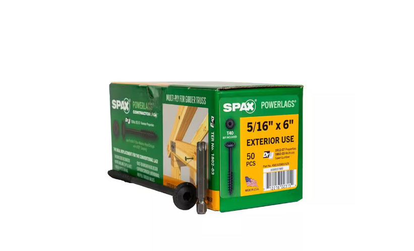 (Pick Size) SPAX Power Lag Structural Exterior Construction Washer Screw 50 qty