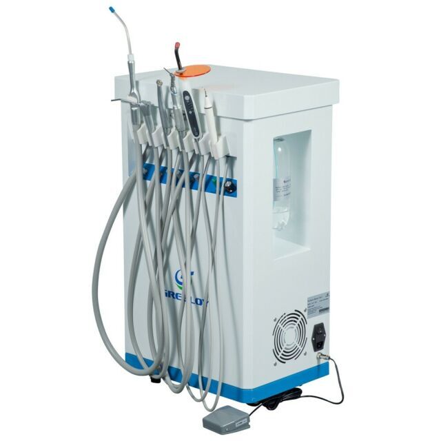 Dental Mobile Cart Unit GU-P209+Compressor+Strong Suction+Scaler+Curing Light US
