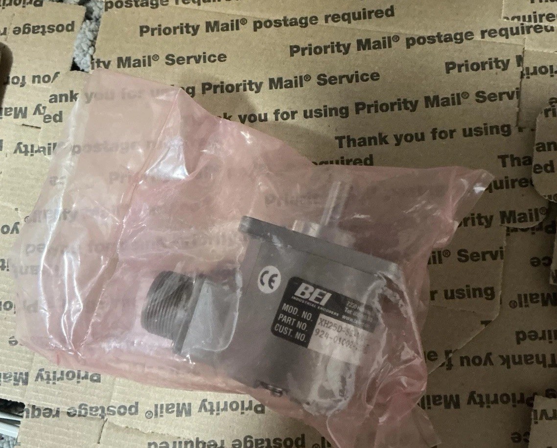 BEI Industrial Rotary Encoder Incremental xh25D-ss-1024-abzc-15v/v-sm18