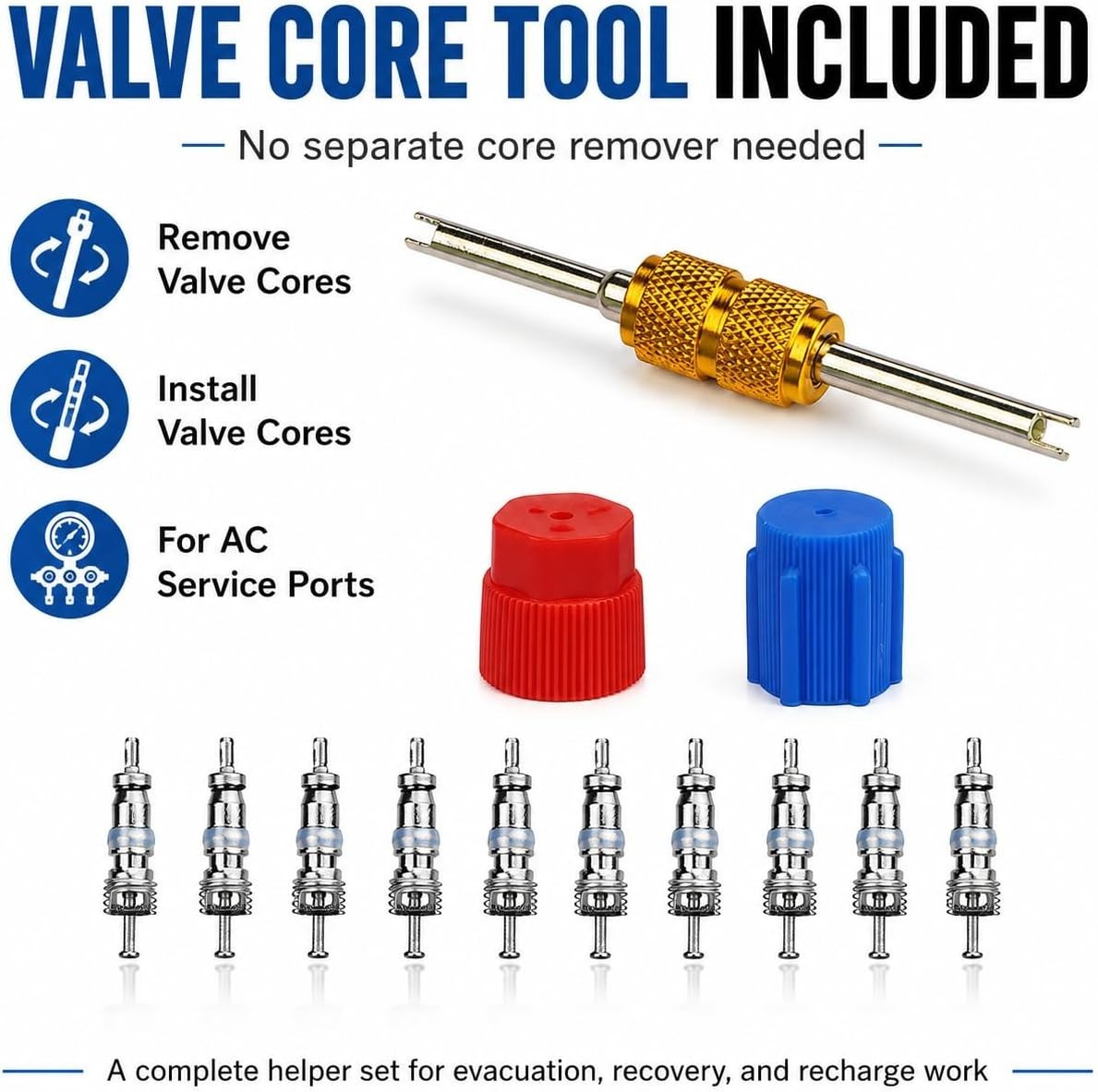 R1234yf Adapter & 1234yf Refrigerant Recharge Kit – R1234yf to R134a Adapter wit