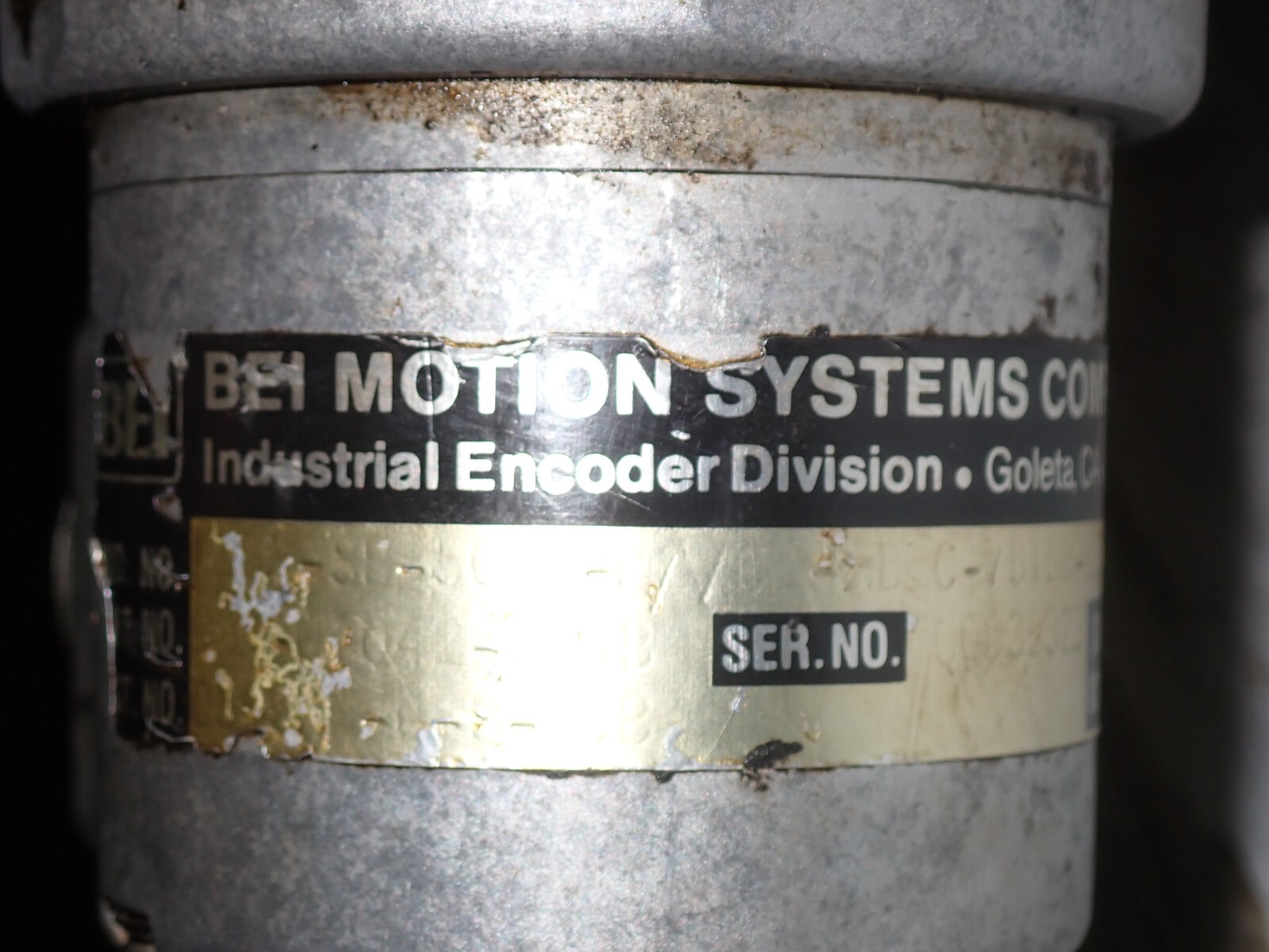 Mitsubishi #HA 200CS AC Servo Motor w/BEI Encoder