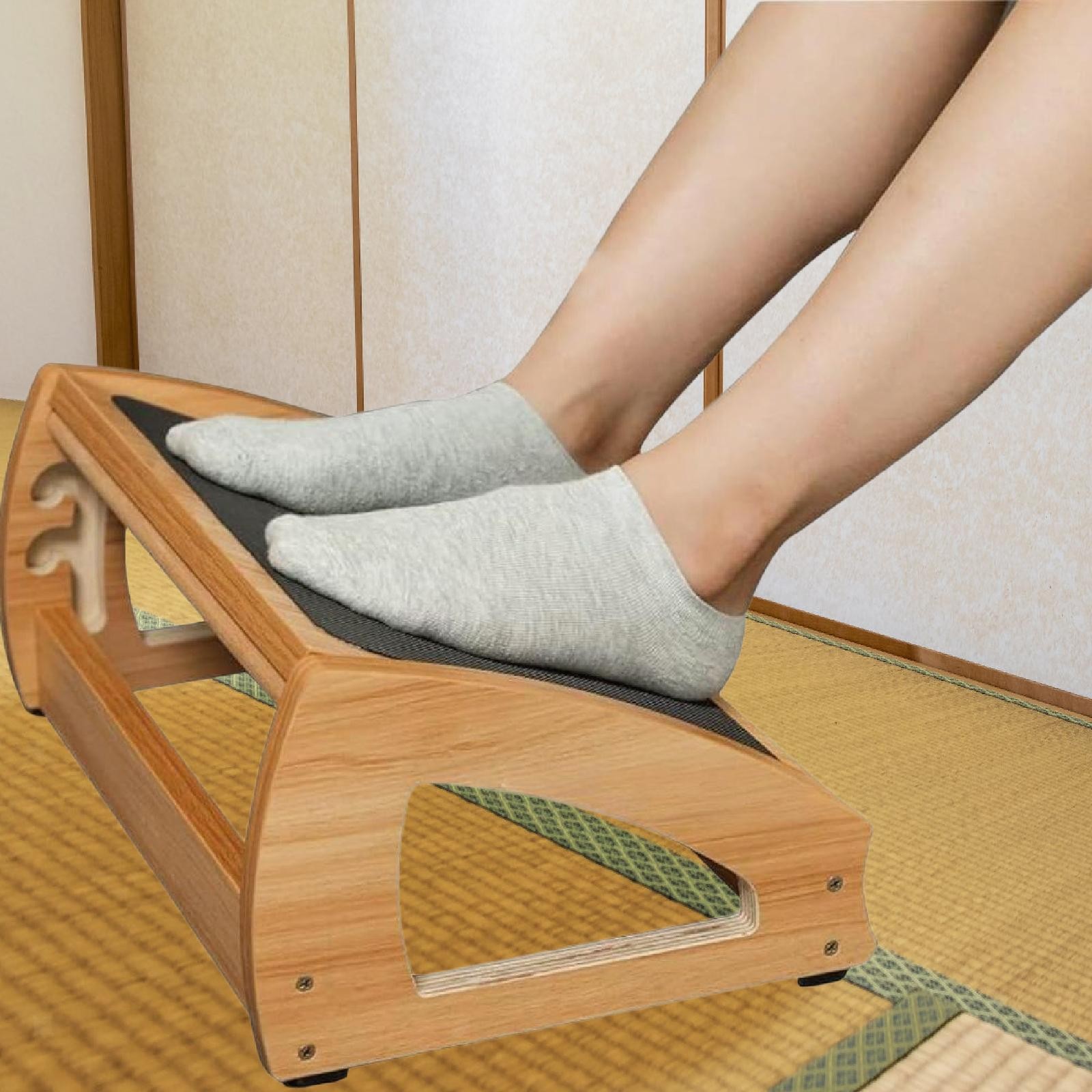 Under Desk Footrest Desk Step Stool Support Modern at Work Compact Adults Foot
