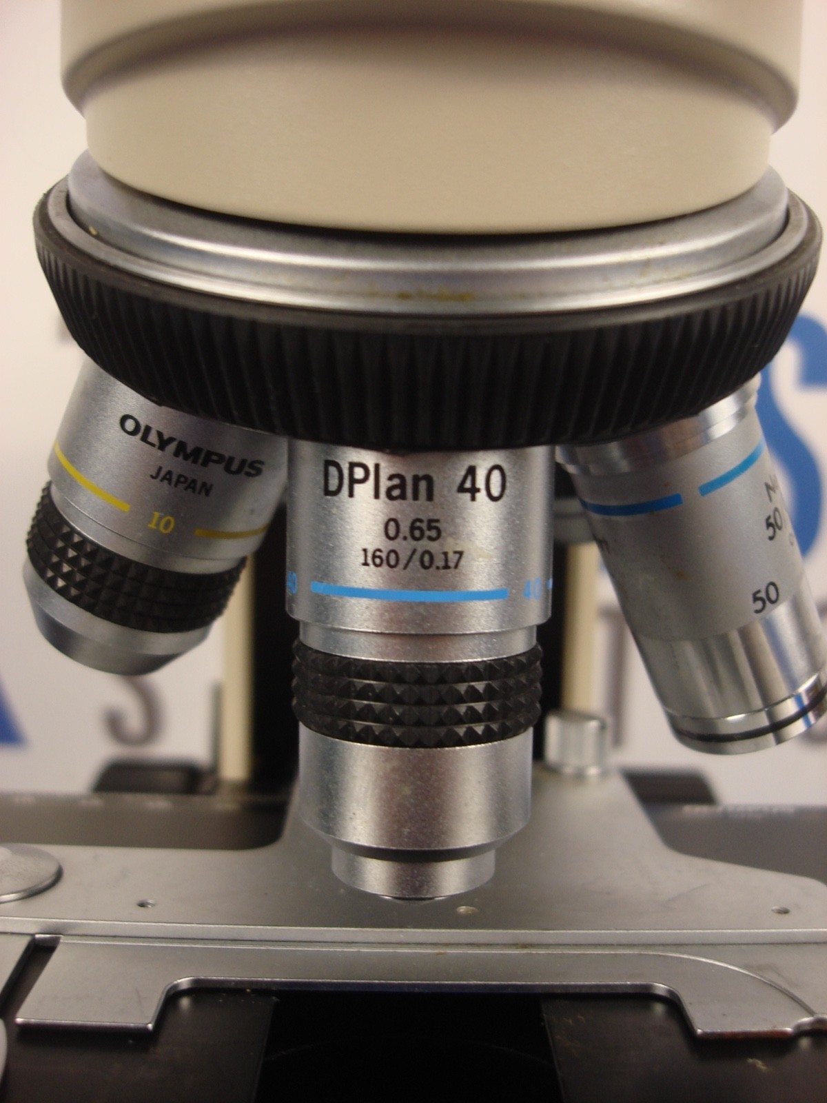 Olympus BH-2 Microscope 4x, 10x, 40x, 100x Oil, 50x Oil with Eyepiece 10×18 WF