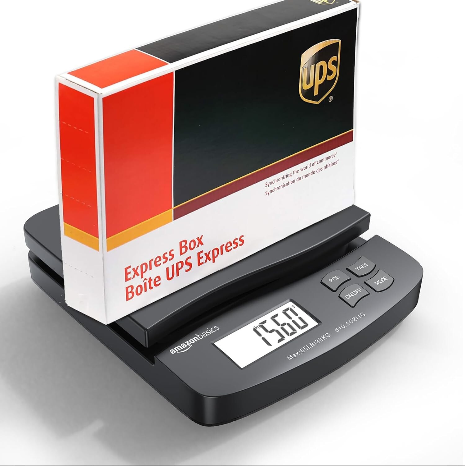 Extra Large LCD Digital Table Top Scale – 65 lb Max, Perfect for Shipping Needs