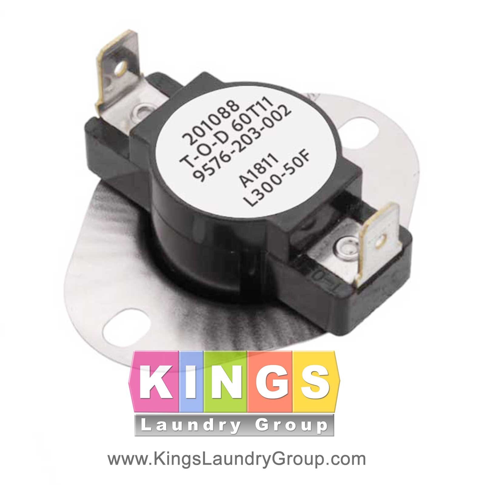 9576-203-002 New High Limit Thermostat for Dexter Dryer
