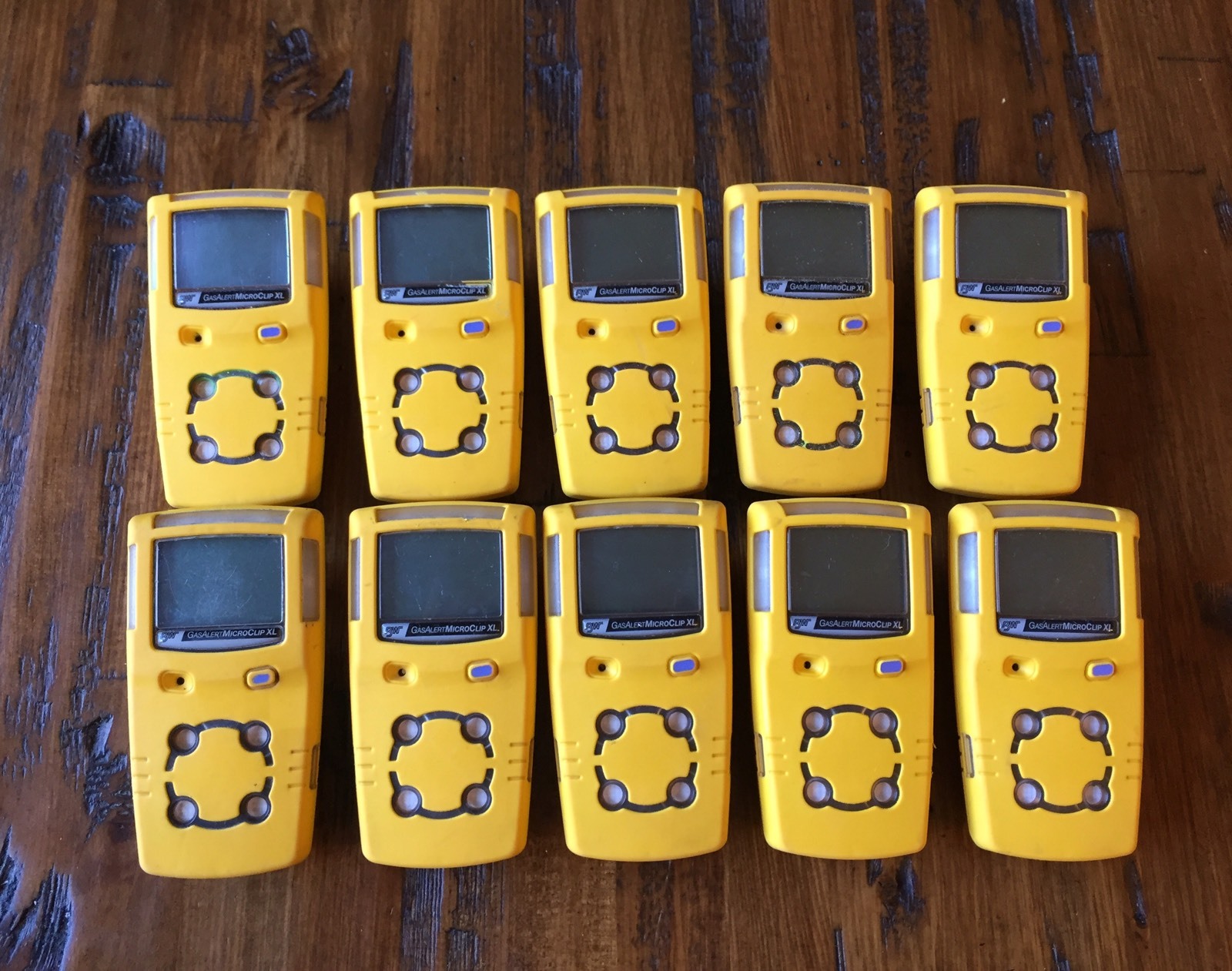 Gas Detector H2S,LEL,CO,O2 Microclip XL BW Technologies Calibrated, New Oxygen