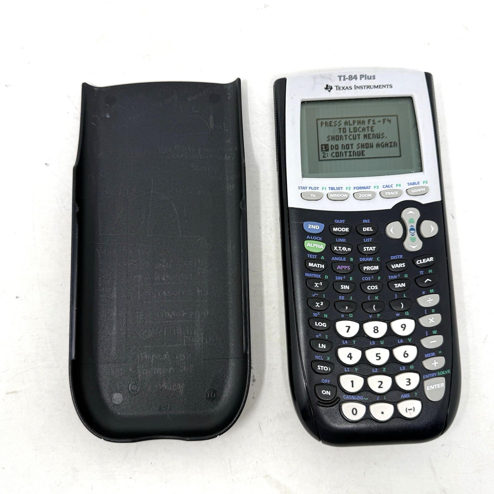Texas Instruments TI-84 Plus Graphing Calculator Black «No Battery Cover»