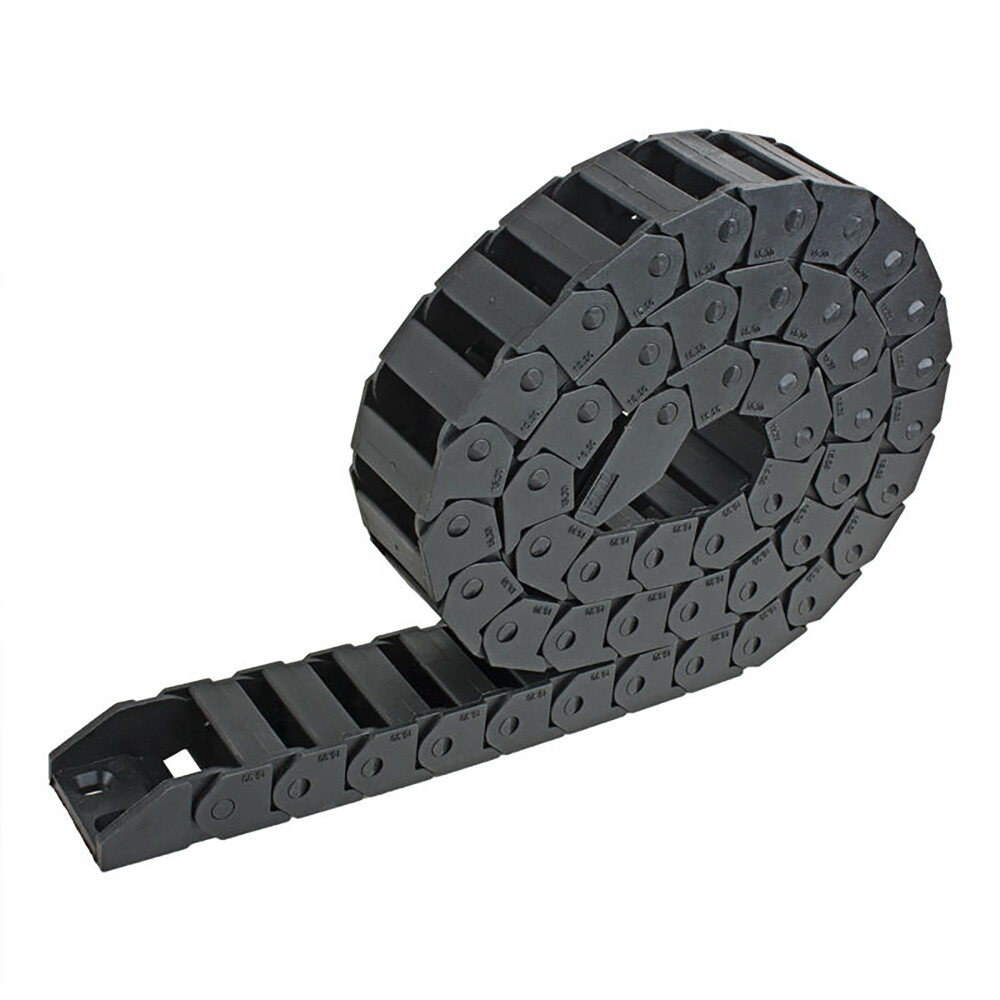 2PCS R28/R38/R55 Drag Chain Wire Carrier Plastic Semi Close/Open Type Cable 1M