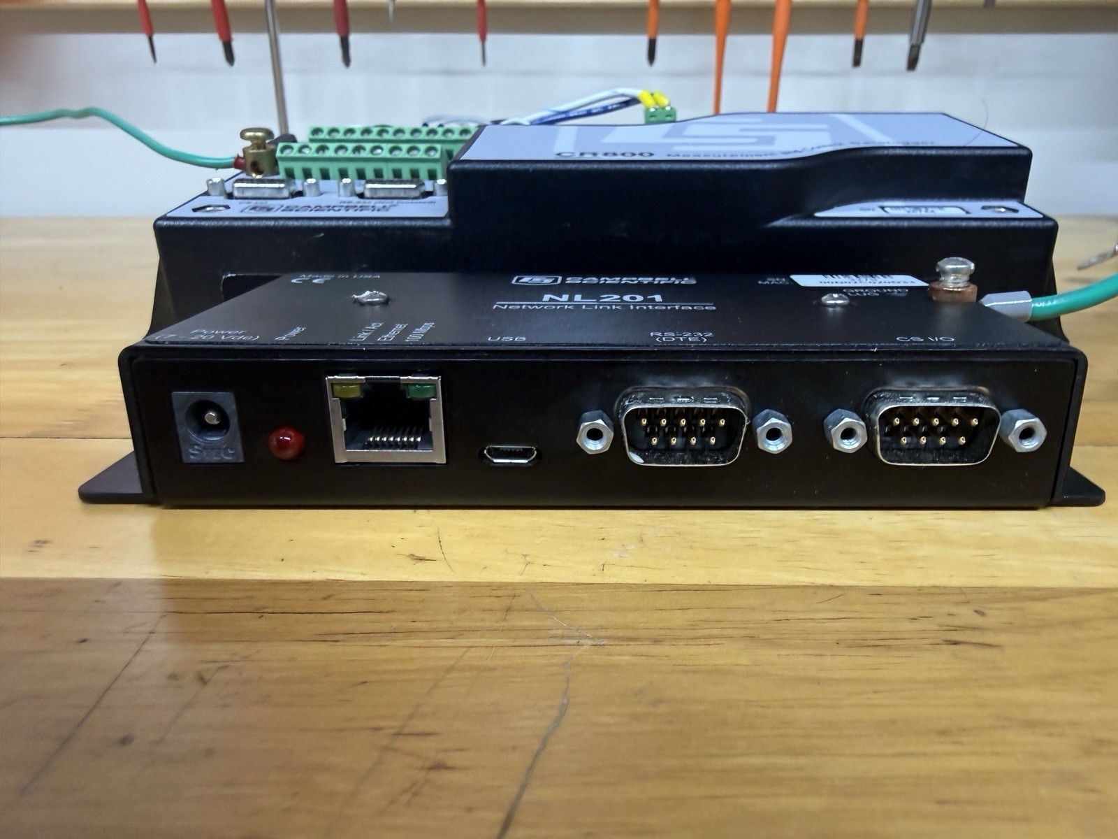 Campbell Scientific CR800 Datalogger w/ NL201 Network Link, 16-Ch RS-232