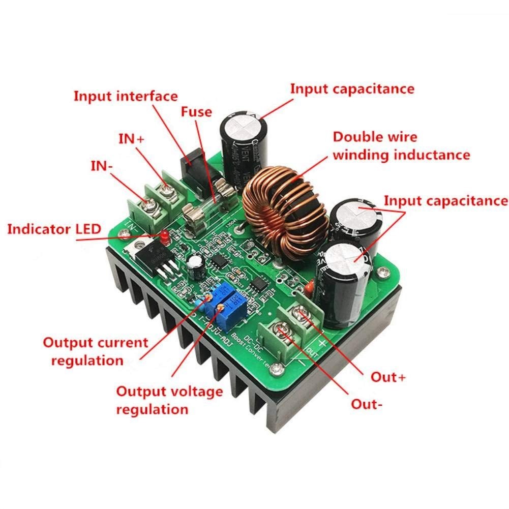 12V-60V to 12V-80V Boost Module 600W – Efficient Power Converter for Electronics