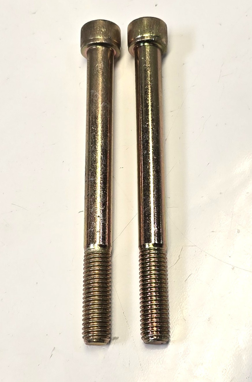 M12-1.75 x 130 Course Thread Socket Head Cap Screw Zinc (Qty of 2)