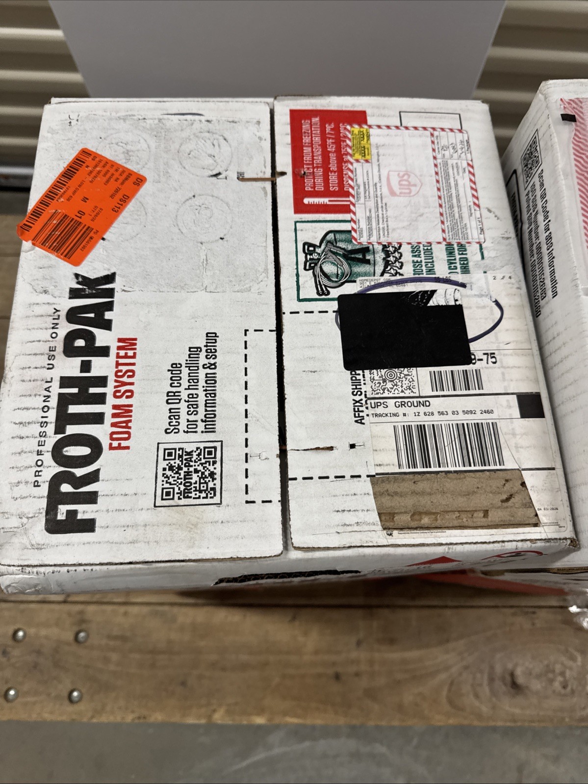 Froth Pak 630 Spray Foam Insulation Kit, Closed Cell 2-Part Foam, 15ft Hose