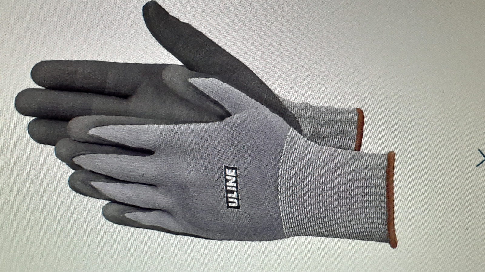 2 Pairs Uline CoolFlex Micro-Foam Nitrile Coated Gloves – Large S-21083