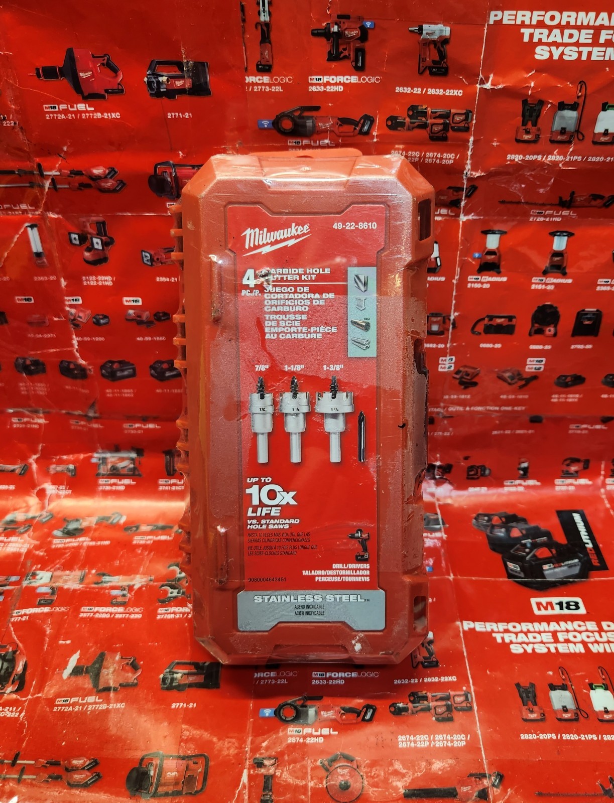 ⭐️NEW⭐️ Milwaukee CARBIDE Hole Cutter Kit (4-Piece) 49-22-8610