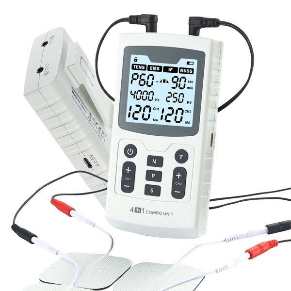 combination electrotherapy mahine 4 in 1 tens+ems+if+russ, 4 in 1