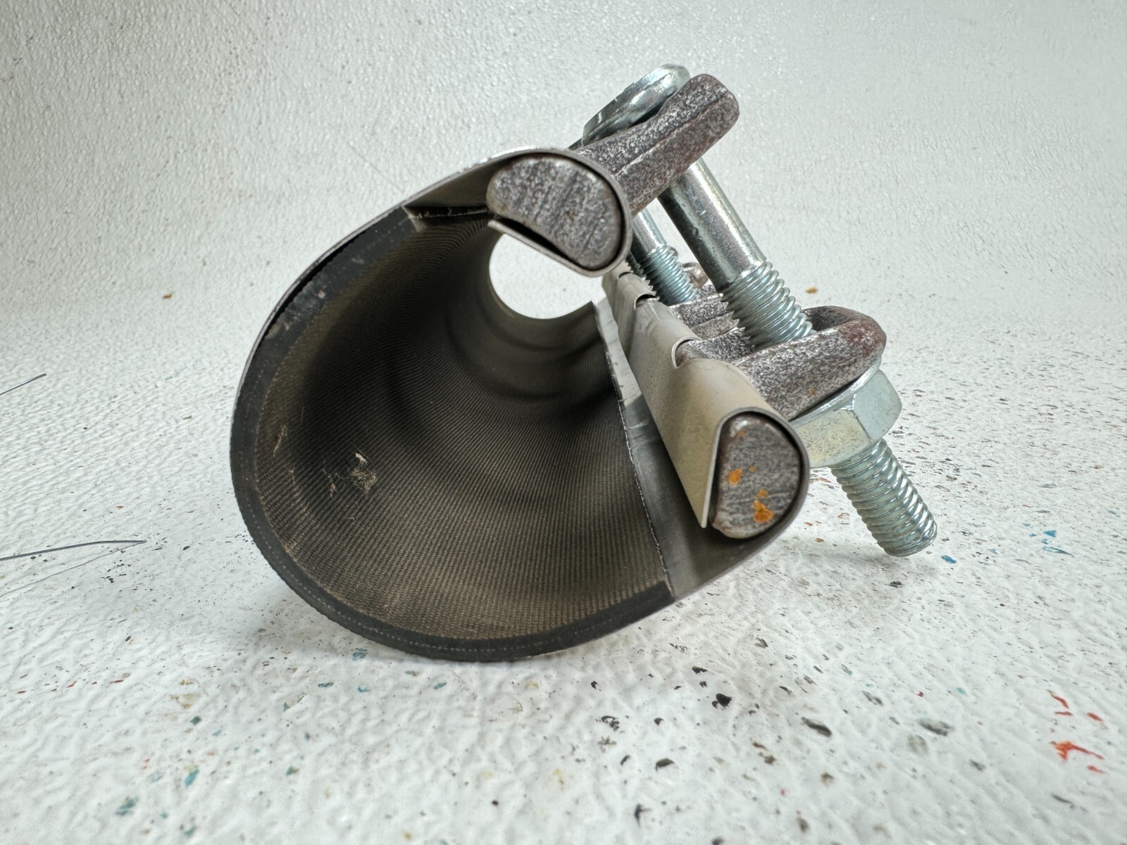 Pipe Repair Clamp 1-1/2″ (1.90 OD) x 12″ Long, Partial Coverage, Stainless Band
