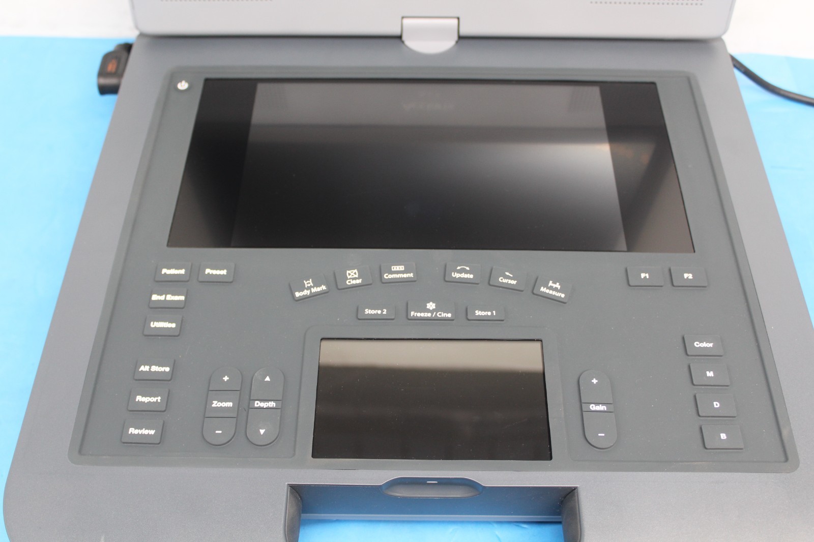 Edan Acclarix AX7 Portable Ultrasound FOR PARTS/REPAIR **READ** T9-D14