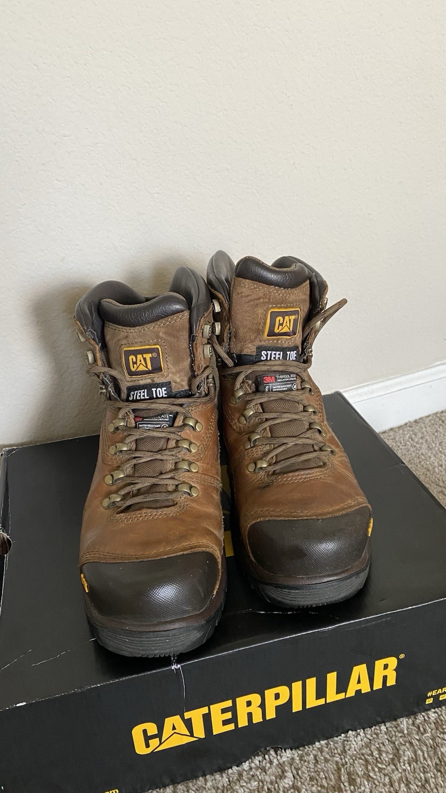 Caterpillar Steel Toe EH Work Boots Men’s 10 Medium (D/M) P89940