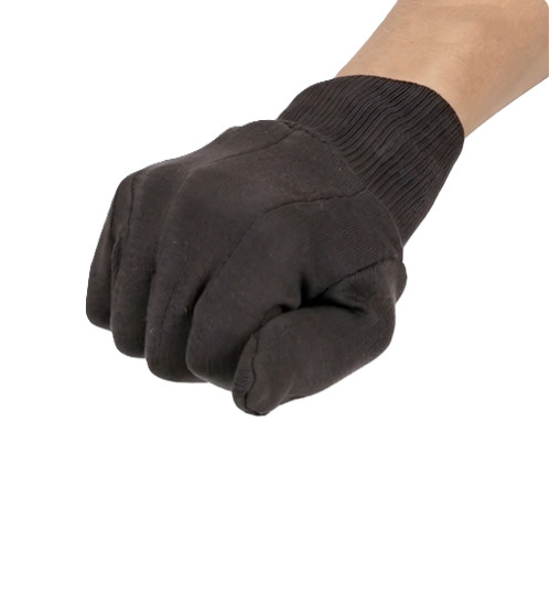 Brown Jersey Gloves, Lightweight Cotton Blend Work Gloves, Size: Men – Women