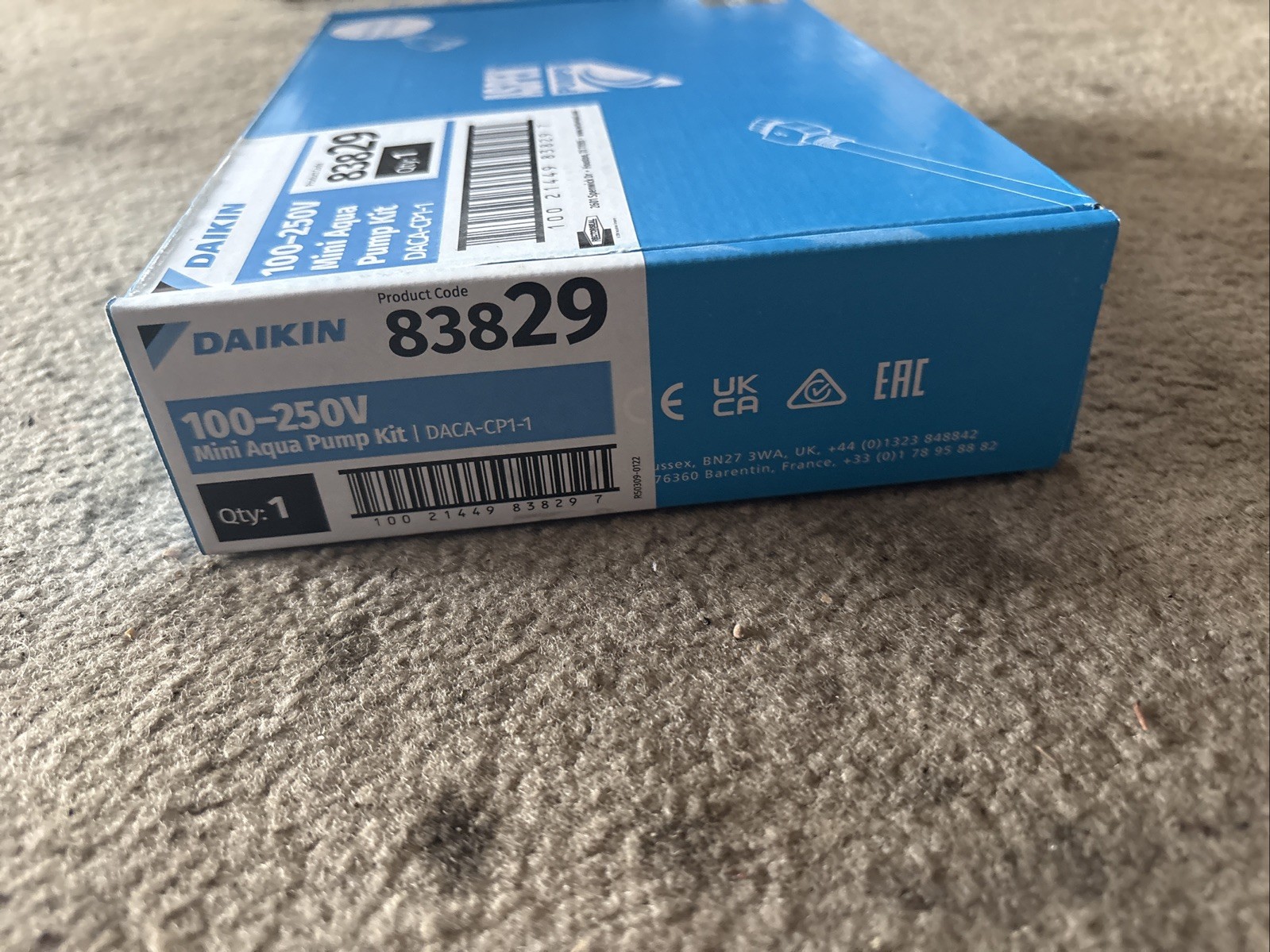 Daikin Aspen 83829 Mini Aqua Pump Kit DACA-CP1-1 Condensate Water Pump