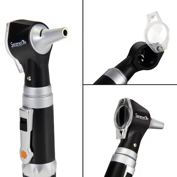 SereneLife 2‑in‑1 Ophthalmoscope & Otoscope Kit