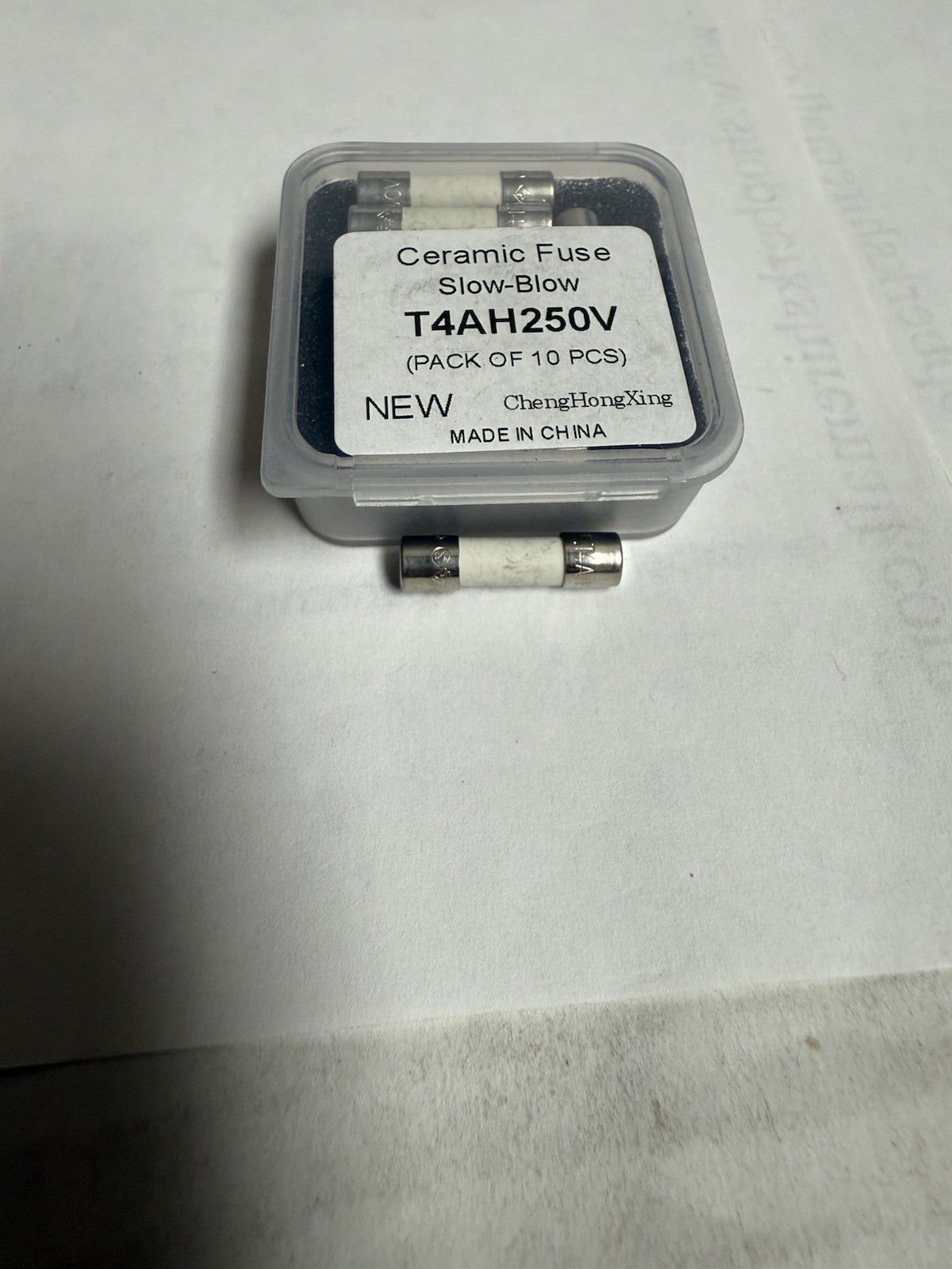 T4AH250V Ceramic 4A Slow Blow Fuse 250v-ac BRAND NEW