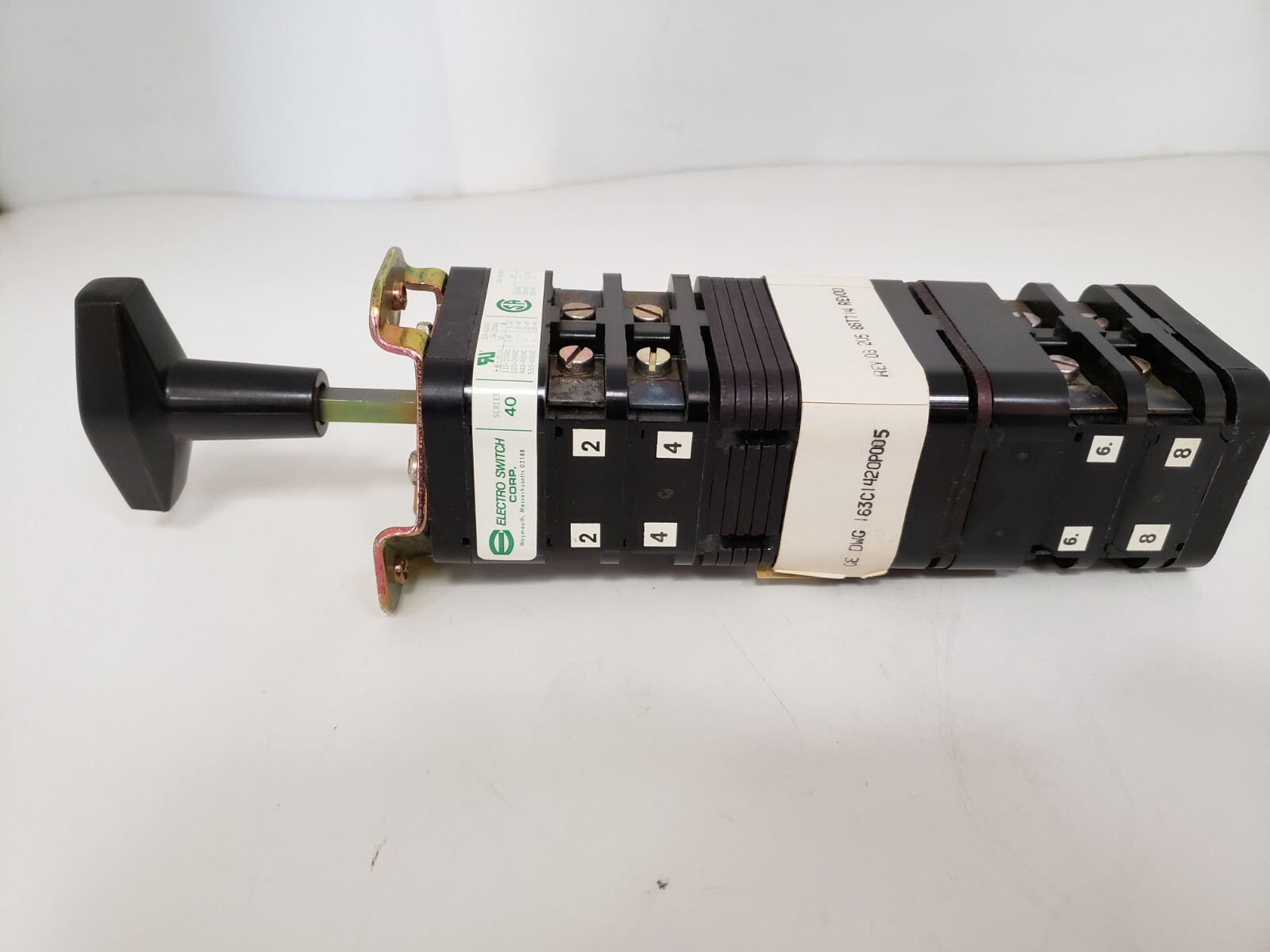 ELECTROSWITCH 40KB 1202LC ROTARY CAM SWITCH 32A 600VAC NIB