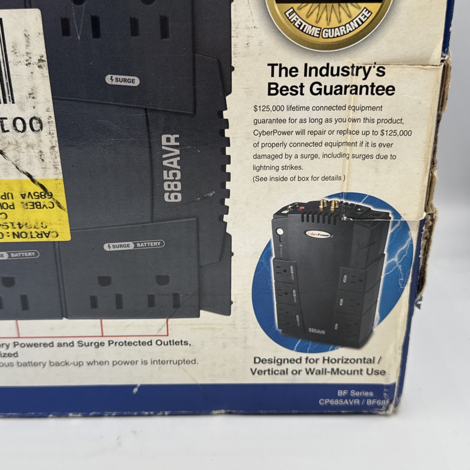 CyberPower CP685AVR Line-interactive 685VA Compact Uninterruptible Power Supply