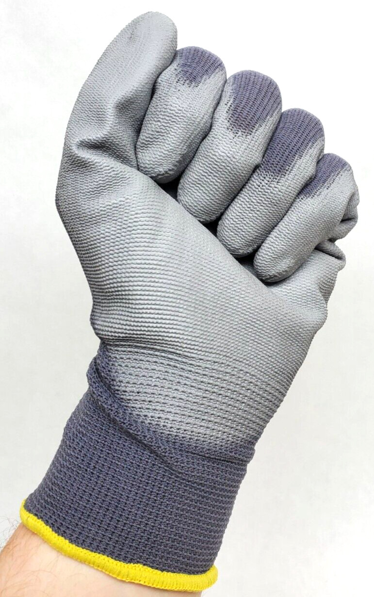 12 Pairs! Cordova #6895 MEDIUM Nylon Palm Polyurethane Coated Gloves Dozen (HR)