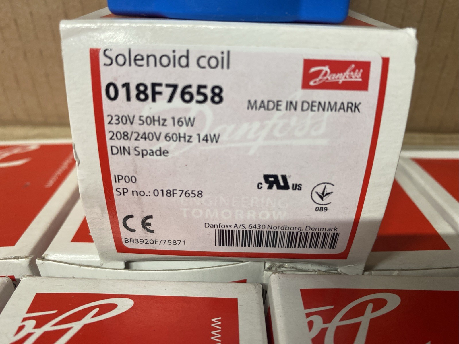 Danfoss 018F7658 Coil For Solenoid Valve.￼