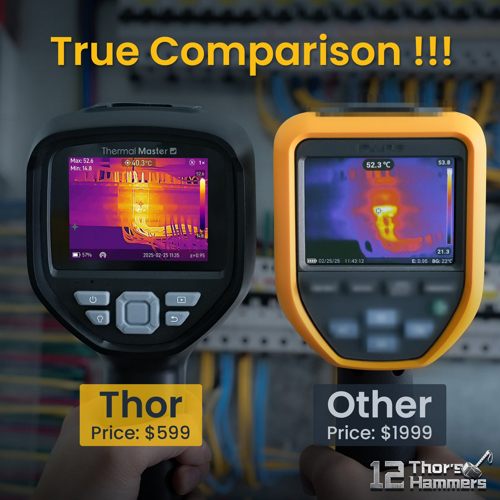 US Reseller – THOR002 Thermal Imager 3.5″ IPS Screen 512×384 550℃ 32G