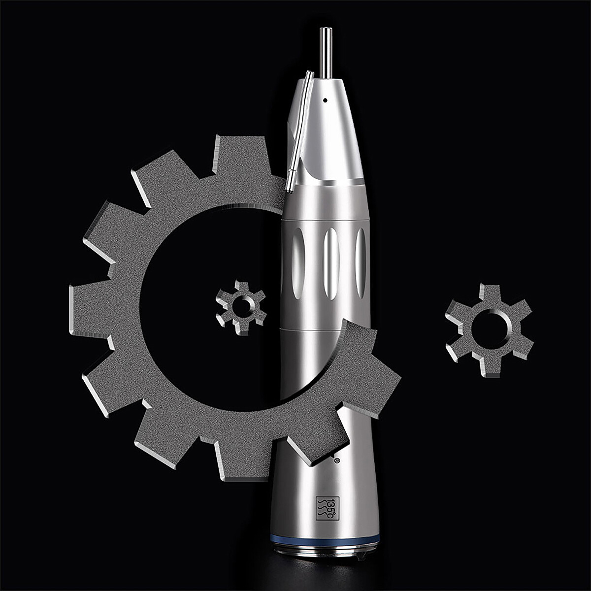 Dental 1:1 Fiber Optic LED Low Speed Handpiece E type External Water Spray