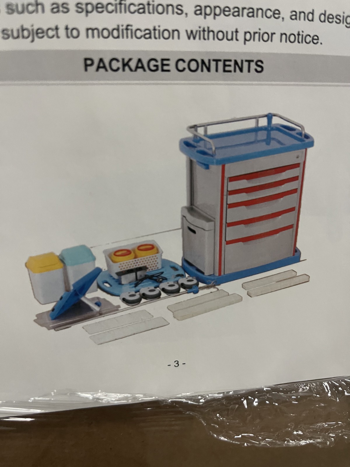 Vevor Lab Carts 5-Tier Drawers Mobile Utility Cart K-ET750A