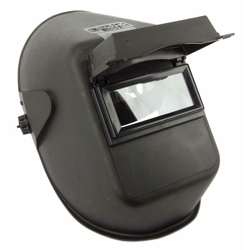 Forney 2 in. H X 4.3 in. W Polymer Welding Helmet #10 Black